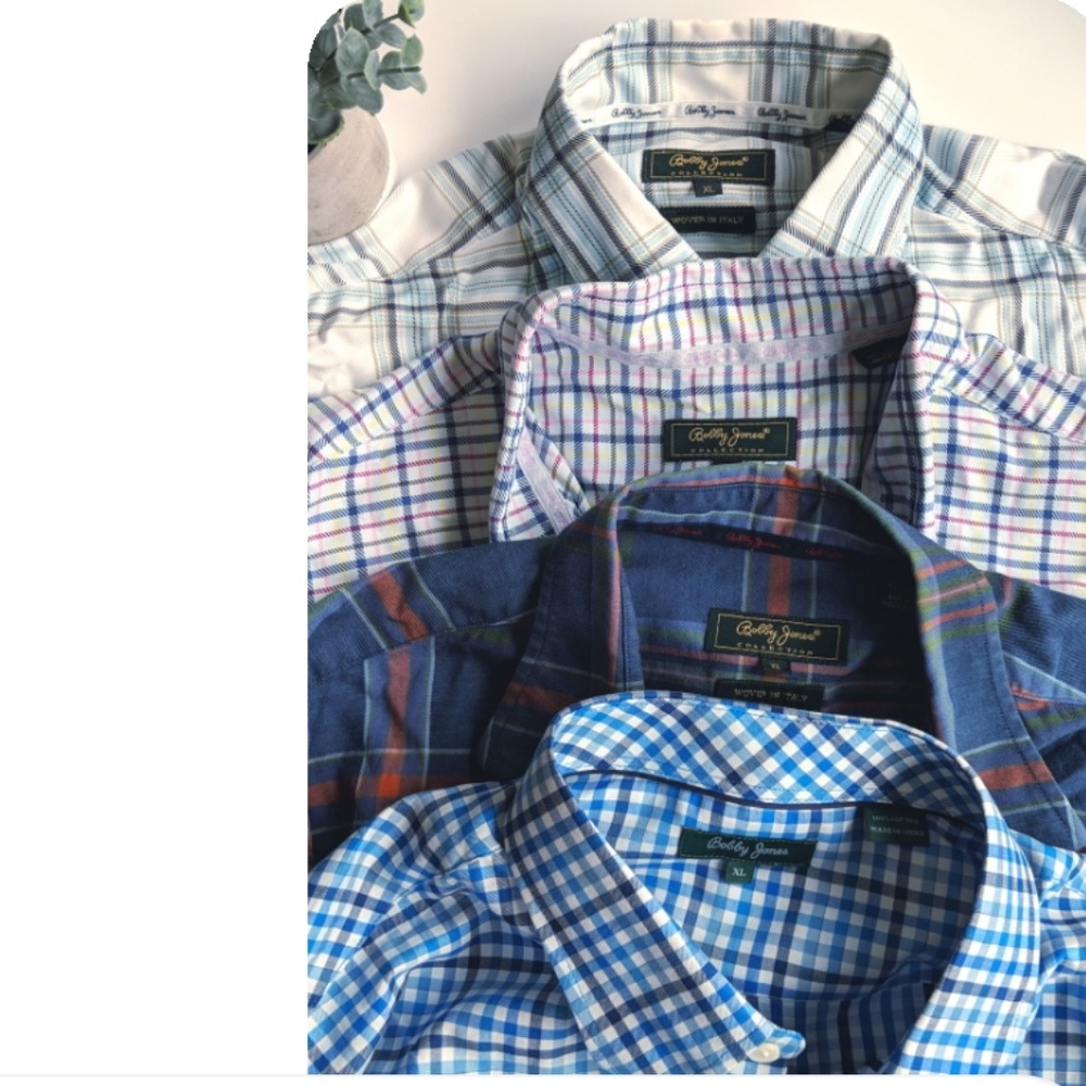 $380 Bundle of 4 EUC/NWT Bobby Jones Shirts SZ XL